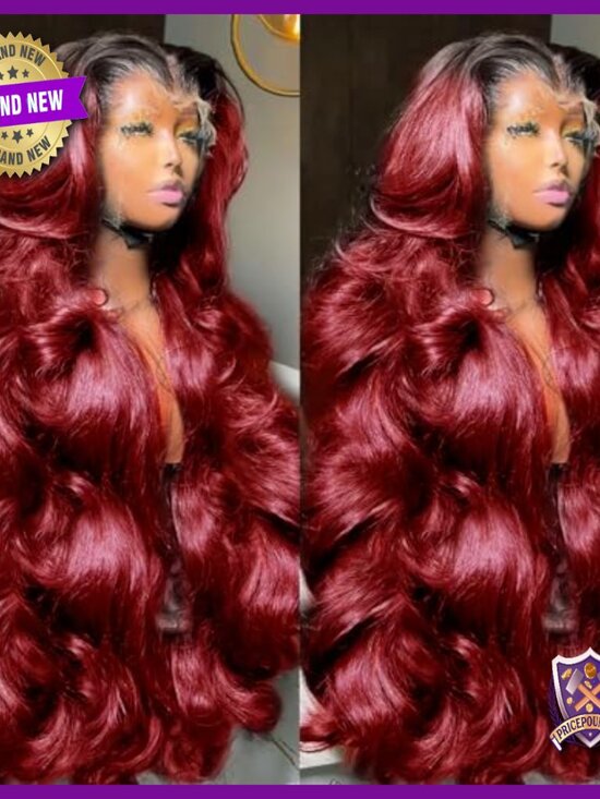 13x6 Lace Front Human Hair Wig 34 Inch Body Wave Glueless  display picture 2
